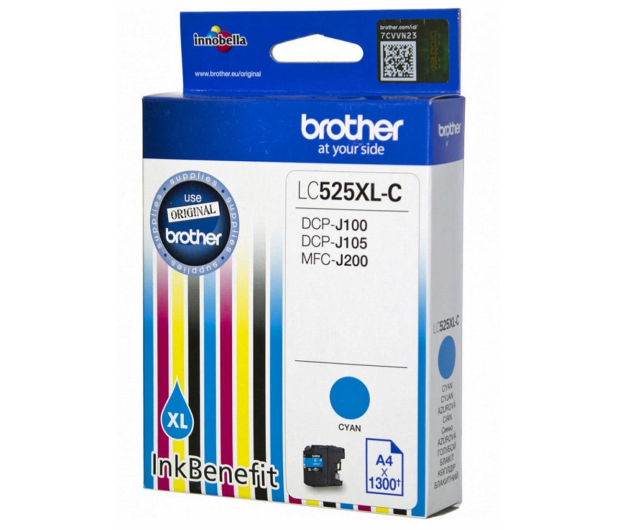 Brother LC525XLC Cyan 1300str. do DCPJ100 DCPJ105 MFCJ200 - 180535 - zdjęcie
